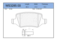 ������� ��������� �������� ������ ��� Mercedes-BENZ A-Class A, Mercedes-BENZ B-Class B, Mercedes-BENZ Vaneo Jeenice WS3285.00 WS328500 ����
