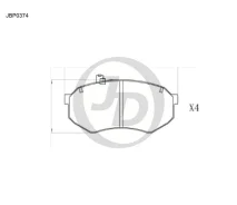 ����� ������ 26/650�� (7 ���������) JD JBP0374 JBP0374 ����