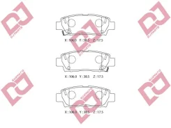������� ��������� �������� ������/A-403WK, �D2131, �PF-1323/Djparts-BP1068 BP1068 ����