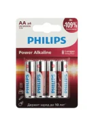 ��������� Philips LR6-4BL POWER Alkaline ������� 4 (AA) ����