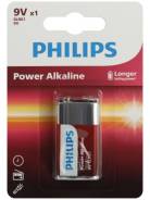 ��������� Philips 6LR61-1BL POWER Alkaline ������� 1 (�����) ����