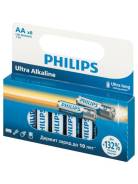 ��������� Philips LR6-8BL ULTRA Alkaline ������� 8 (AA) ����