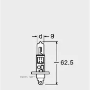 ����� H1 12V 55W P14.5s Ultra LIFE 1 ��. Osram 64150ULT 64150ULT ����