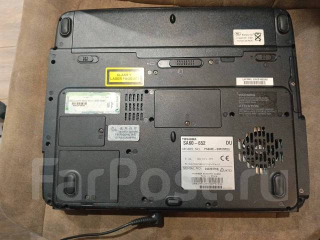 Toshiba Satellite Pro A60. 15", 2,8����, ��� 512 ��, ���� 40��� ����