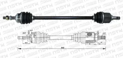 ��������� ��� �������� R NI8121 Nissan N16 1.8L 25T*55 ABS42T 25T*40 940mm (CCL) 391004M776 ����