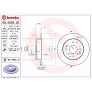 ���� ��������� UV Coated | ��� | Brembo 08580321 08580321 ����