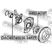 ��������� ������� DAC40740036-34KIT Febest DAC40740036-34KIT DAC4074003634KIT ����