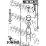 ����������� ������� ������������ Febest NAB350 NAB350 ����