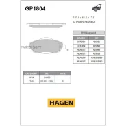 ������� �������� Peugeot 308 GP1804 Sangsin Brake GP1804 GP1804 ����