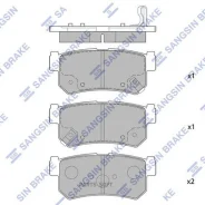 ������� ��������� �������� ������ Musso(Mando), Rexton R (Severe DUTY) SP1151SD Sangsin Brake SP1151SD SP1151SD ����