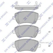 ������� ��������� �������� �������� Nissan Micra III (Severe DUTY) SP1564SD Sangsin Brake SP1564SD SP1564SD ����