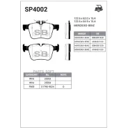 ������� ��������� �������� ������ �����:HI-Q Mercedes-BENZ C-Class (W205) Sangsin Brake SP4002 SP4002 ����