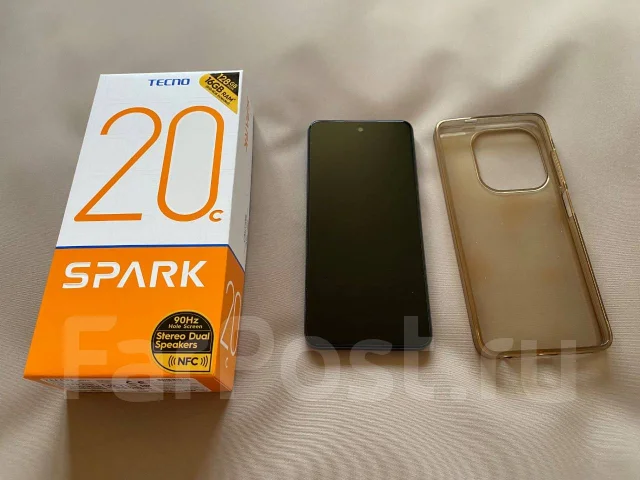 Tecno Spark 20C. �/�, 128 ��, �����, 3G, 4G LTE, NFC ����