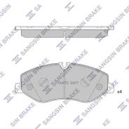 ������� �������� ��������! MB Vito W447 1.6-2.1CDi 14 Sangsin Brake SP2579 SP2579 SP2579 ����