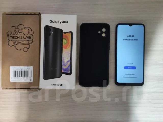 Samsung Galaxy A04. �/�, 64 ��, ������, 4G LTE, Dual-SIM ����