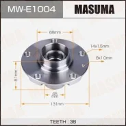 ��������� ���� Masuma rear AUDI A6, A8 (with ABS) 04- Masuma ������� MW-E1004 | �������� �� ��, ������, 5 ����� | �������� �� 12 ��� | ������ � ������...
