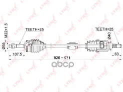 ������ � ����� R (Z 25x25, ABS 42) LYNXauto ���. CD1100A CD1100A ����