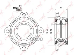 ��������� ������� ������ � ABS LYNXauto ���. WB1472 WB1472 ����