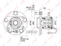 ������� ������ | ��� ����/��� | Suzuki SX4 06- 4WD [+ABS] LYNXauto ���. WH1370 WH1370 ����