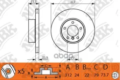 ��������� ���� (��������) BMW 318, 320, 325, X1 F BG4172 NiBK ���. RN1398 RN1398 ����