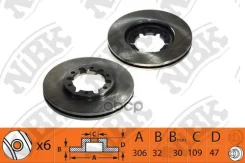 ��������� ���� (��������) Nissan BG3817, DF7305S NiBK ���. RN1421 RN1421 ����