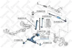 ����� �������� ������ � ����� Chevrolet Cruze 1.6 83Kw/Cruze 1.8 10 Stellox ���. 57-03962-SX 5703962SX ����