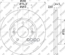���� ��������� /�������� /TI-GUAR ��� Hyundai I30 2012-, KIA CEED 2015-; 280/23��; TG-51712-A6000 RN1562 517122V000 517123X000 Hyundai I30 12- / KIA C...