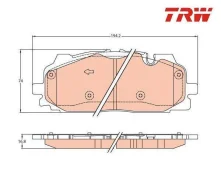 ������� ���� ����� VAG ��� ���� (Q7) TRW GDB2158 ������ 4M0698151AM(AP, �H, �T, �BH)/4K0698151 GDB2158 ����