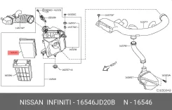 ������ ��������� Nissan 16546-JD20B 16546JD20B ����
