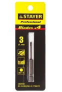 ������ �� ������ � ������ STAYER 3 ��, 4� ������, HEX 1/4 (2985-03) ����