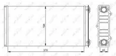 �������� ���������! 370x194x42 DAF XF NRF 54254 54254 ����