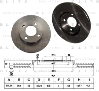 ���� ��������� �������� ��� OPEL Astra F, OPEL Vectra A, Chevrolet Lanos blitz bs0101 BS0101 ����