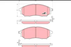 ������� �������� Nissan Murano (Z50, Z51), Navara (D40), Qashqai GDB3392 TRW GDB3392 GDB3392 ����
