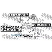 ����� RAV4 III 2.0/2.2 06- ���. ����. ����. Febest 0124ACA30RH 0124ACA30RH ����