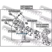 ������� ����. Mitsubishi Pajero 90-00 ���. ���. (�� ������) Febest 0477K96WFLH 0477K96WFLH ����