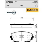 ������� ��������� KIA Picanto 11- �������� Sangsin Brake GP1405 GP1405 ����