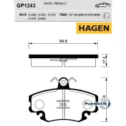 ������� ��������� Renault Logan 04-/Sandero 08-/CLIO 91- �������� ��� ������� Sangsin Brake GP1243 GP1243 ����
