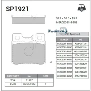 ������� ��������� Mercedes W210/W202/W124/W201/R129/R170/�A208 CLK ������ Sangsin Brake SP1921 SP1921 ����
