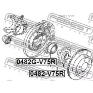 ������� ������ Febest 0482GV75R 0482GV75R ����