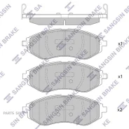 ������� �������� Chevrolet AVEO T200/T300 SP4207 Sangsin Brake SP4207 SP4207 ����