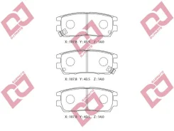 ������� ��������� �������� ������/A-366WK, �D6054, �PF-3280/Djparts-BP1077 BP1077 ����