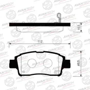 ������� ��������� �������� AV835 ��� Toyota �������� ������������� Avantech ����� 04465-Yzzcj 04465-52130 04465-52041 04465-52032 04465-52040 D-2174 A...