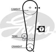������ ��� Toyota Corona, Carina, Caldina 7A Gates ���. 5386XS 121x21,1 5386XS ����