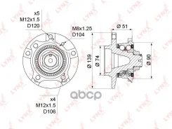 ������� ������ | ����� ����/��� | BMW 5 (E39) 95-04 LYNXauto ���. WH1164 WH1164 ����