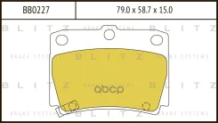 ������� ��������� �������� | ��� | Mitsubishi Pajero Sport 98- Blitz ���. BB0227 BB0227 ����