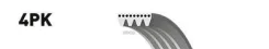 ������ ������������ FIAT Bravo/VA 1.2 16V 98-01, Marea 1.2 16V 98-, Punto 1.1, 1.2 93-99/ Hyundai ATOS 1.0 98- Gates ���. 4PK675 XF 48339 4PK675 ����