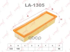 ������ ��������� Citroen Berlingo, C2, C3 00-, Peugeot 1007, Partner 07.05-. LYNXauto ���. LA1305 LA1305 ����