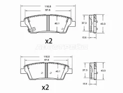 ������� ��������� (�����) Hyundai Genesis 08-17 / Kia Quoris 13-19 SAT ST-28-0311, ������ ST280311 ����