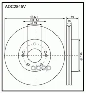 ���� ��������� | ����� | Hyundai Grand Santa F?, 01/13 -Santa F? (DM), 12/12 - Allied Nippon ���. ADC2845V ADC2845V ����