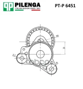 ���������� ����� Citroen/Peugeot, Mitsubishi, Chrysler Lancer, Outlander II [178Pilengaptp6451] PTP6451 ����